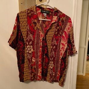 vintage button down top